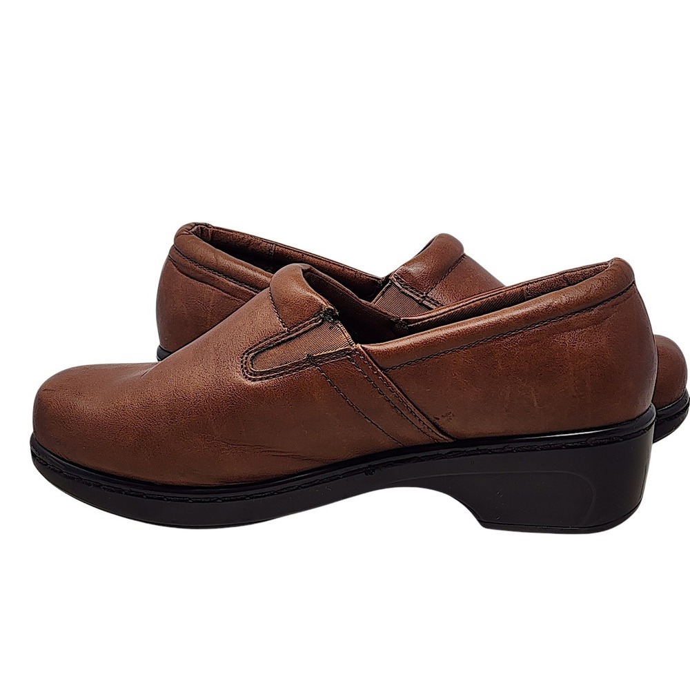 Cloudwalkers Clogs 11W Womens Barrow Brown Slip On Comfort Work Shoes Nursing - Picture 6 of 14